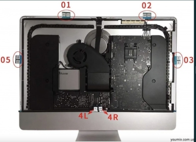 Проклейка, оригинальный скотч для сборки Apple iMac - Slim, Retina, Pro 2012 - 2019 - 668