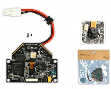 Parrot AR.Drone 1.0 материнская плата Mainboard + Vertical Camera (PF070006AK)  - 267