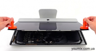 Установка SSD накопителя в iMac Slim, Retina 27" - 676