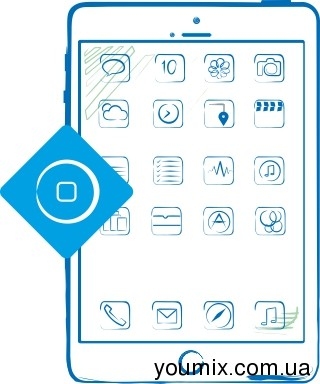 Замена кнопки Home iPad mini 4   - 621